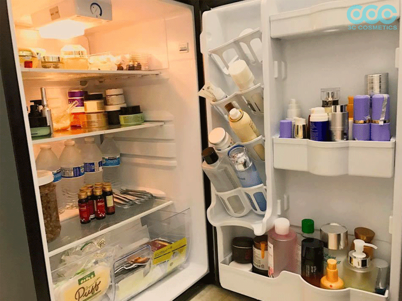 bảo quản mỹ phẩm trong tủ lạnh