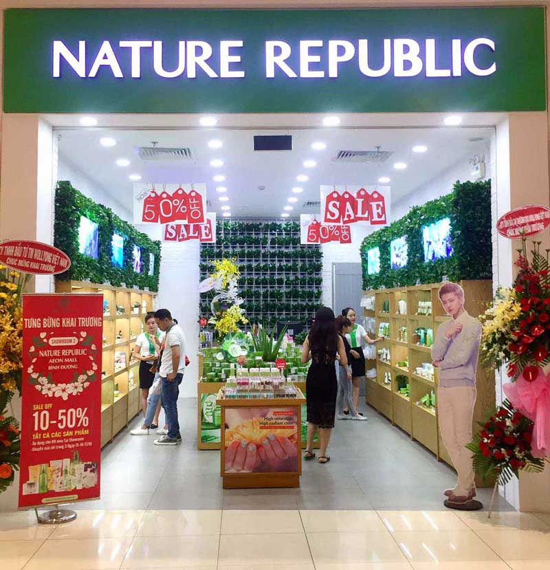 Khai trường cửa hàng mỹ phẩm thiên nhiên